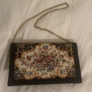 Walborg vintage needlework clutch